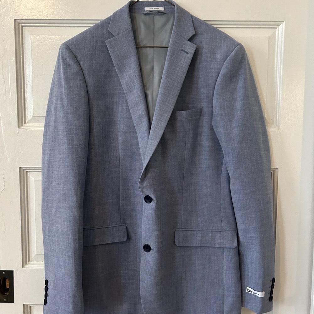 Bar III Men's Light Blue Blazer - Picture 2 of 6
